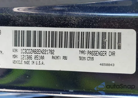 2014 Dodge Avenger Se z USA, uszkodzony, nr VIN 1C3CDZAB2EN221782